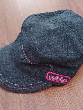 ✅$10 Add On adidas Blue Denim Cap with Pink Logo Trim